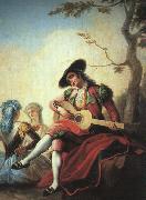 Ramon Bayeu Boy with Guitar Norge oil painting reproduction